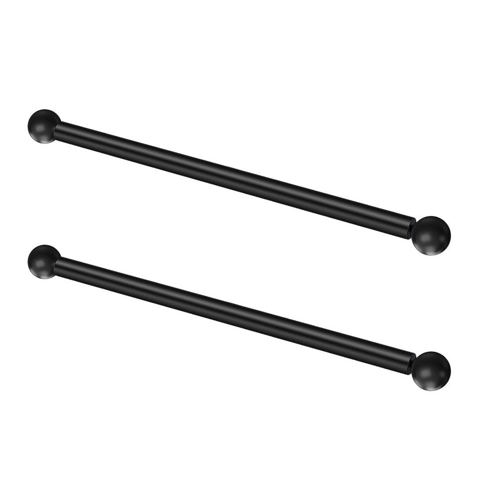 Outdoor Lighting Black - 2 Adet Dış Mekan Lamba Direği