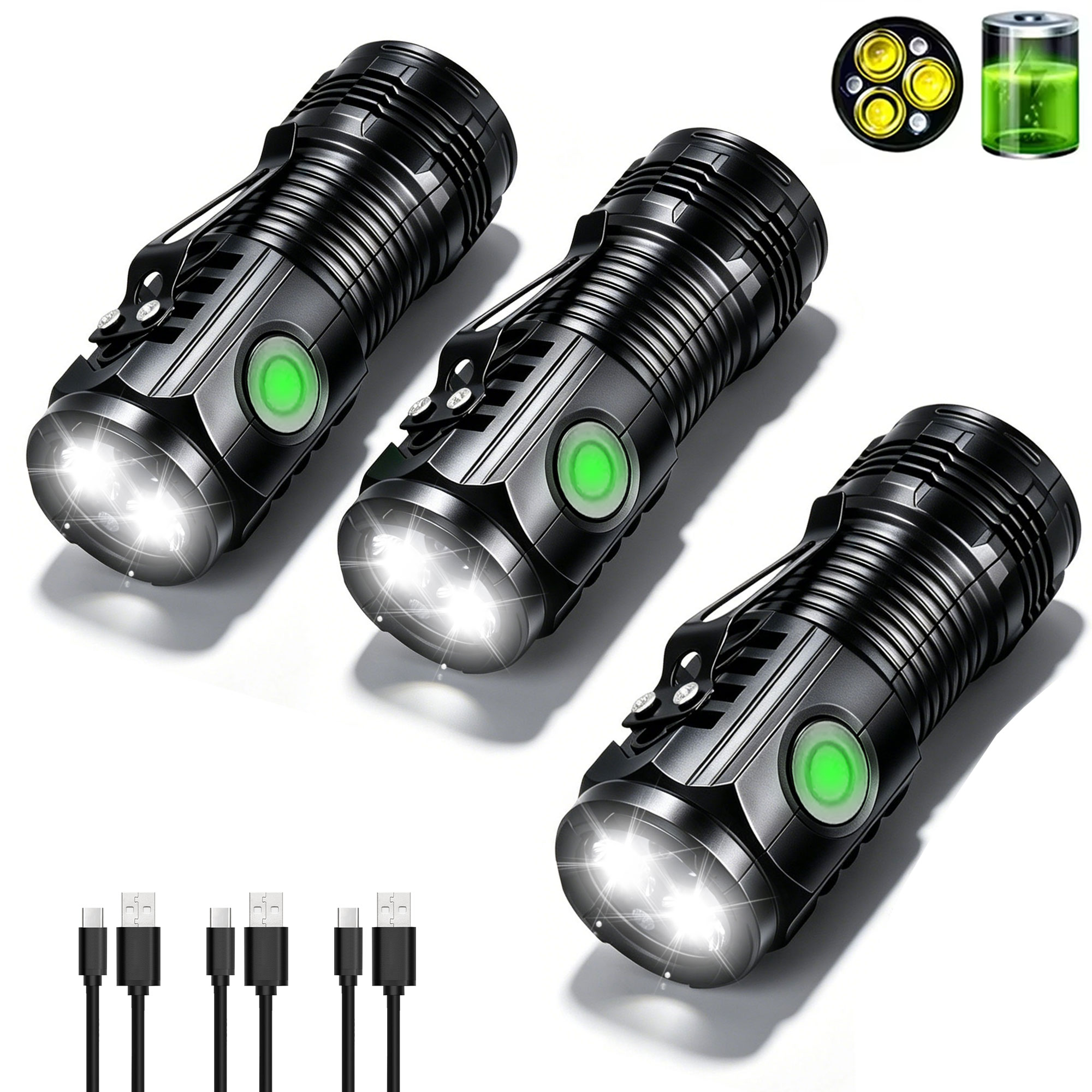 Outdoor Lighting Black - Taşınabilir Şarj Edilebilir Açık Hava El