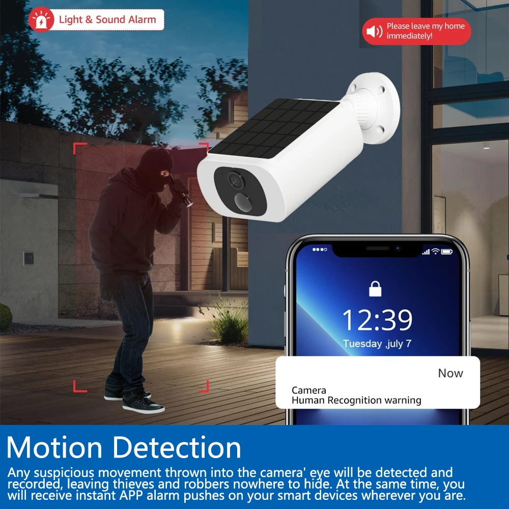 5MP Tuya Smartlife Açık Güneş  - Outdoor Lighting Wireless incelemesi ve fiyatı