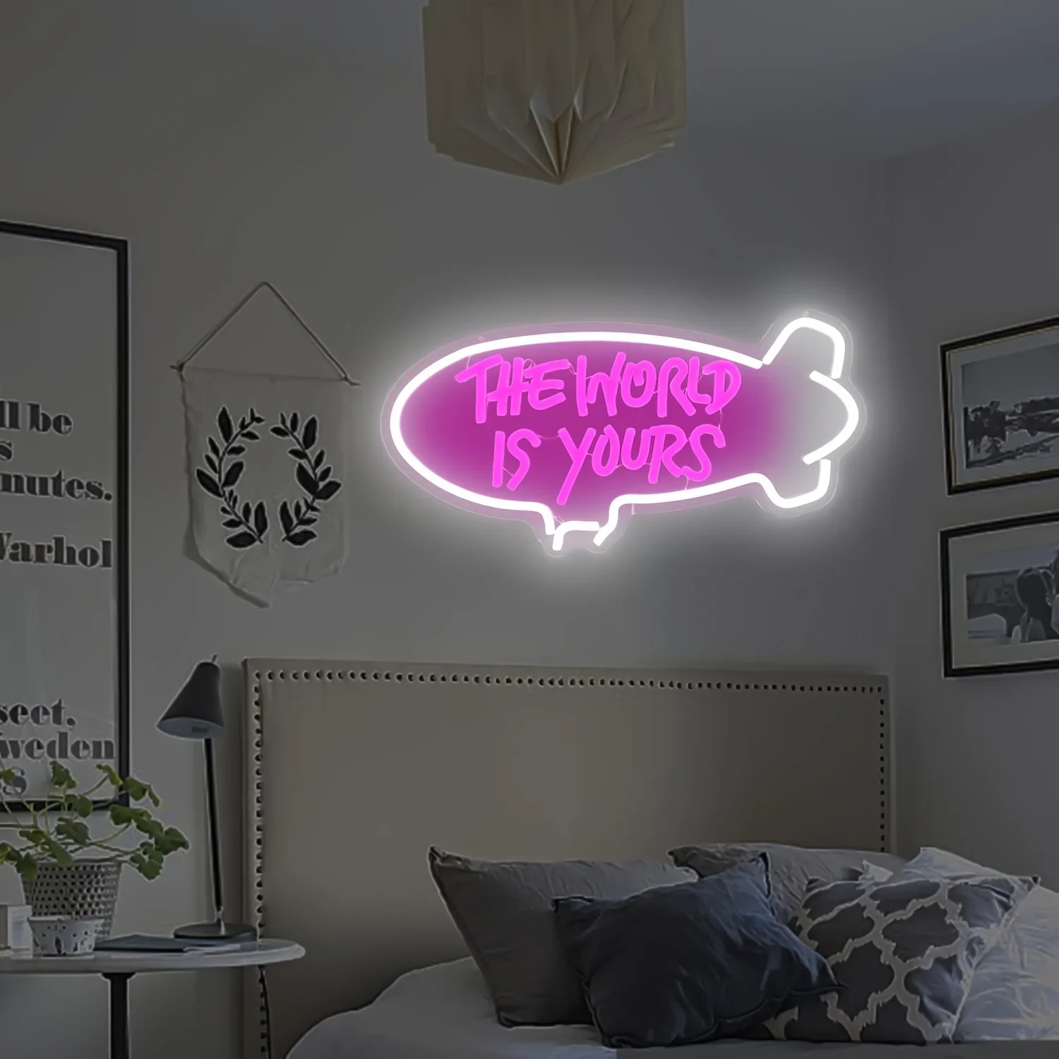 Dünya Senindir Balon Neon Tabe - Outdoor Lighting For Your Home incelemesi ve fiyatı