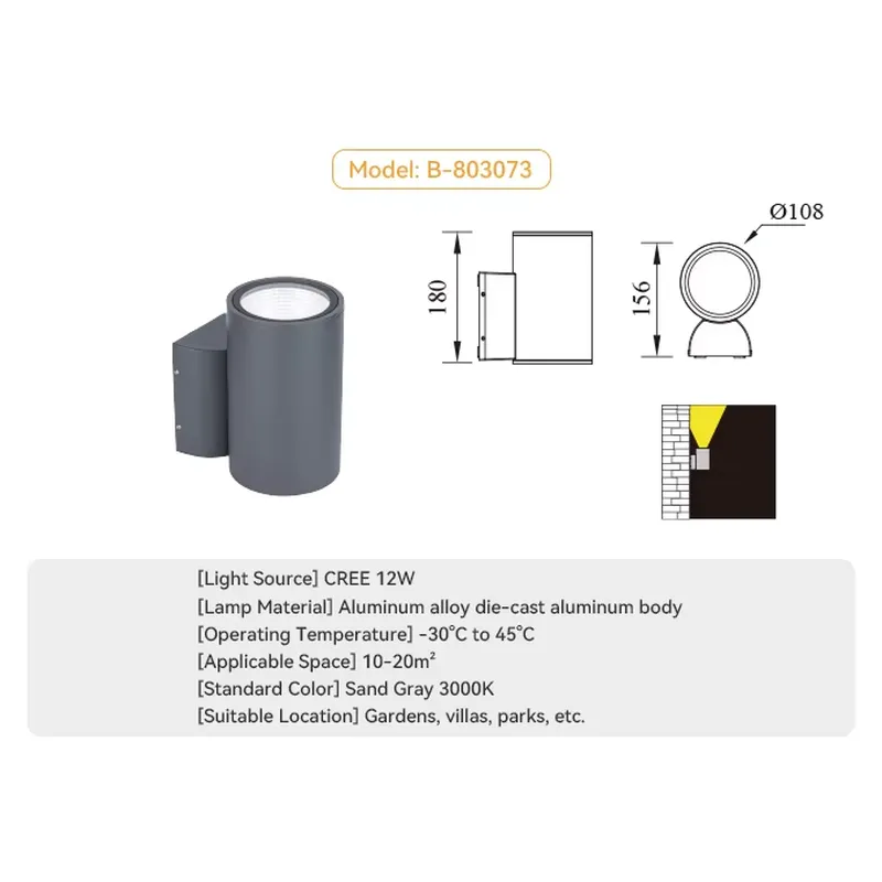 Dış Mekan Dekoratif Duvar Lamb - Outdoor Lighting Waterproof incelemesi ve fiyatı
