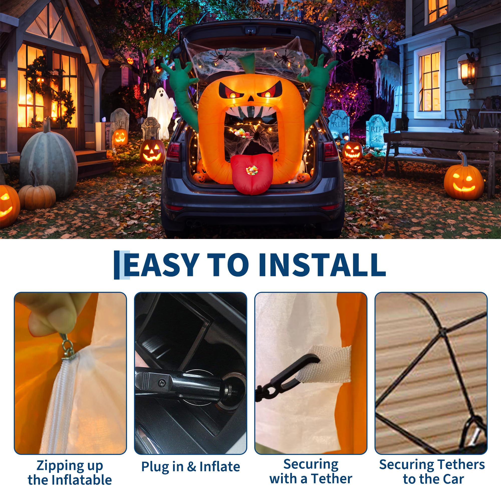 6FT Cadılar Bayramı Temalı, İç - Outdoor Lighting Effects incelemesi ve fiyatı