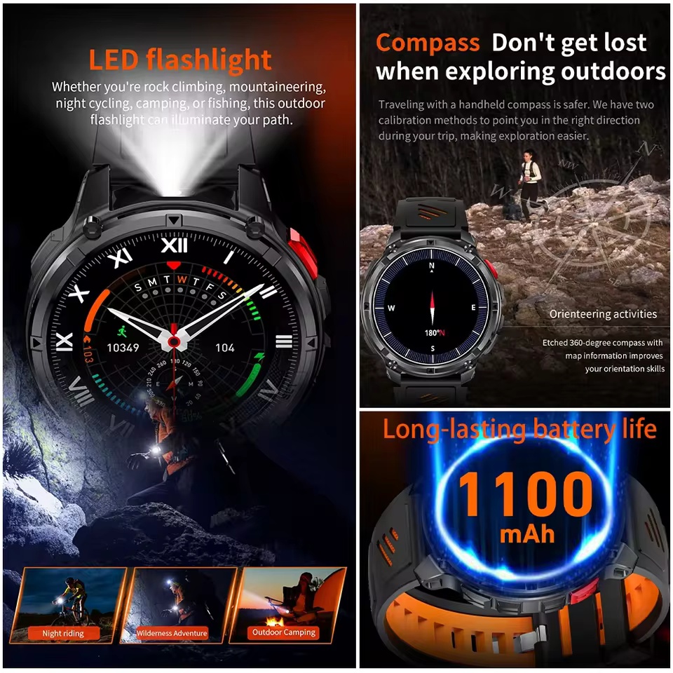 T-Rex3 Askeri 1.7 inç Akıllı S - Outdoor Lighting Track incelemesi ve fiyatı